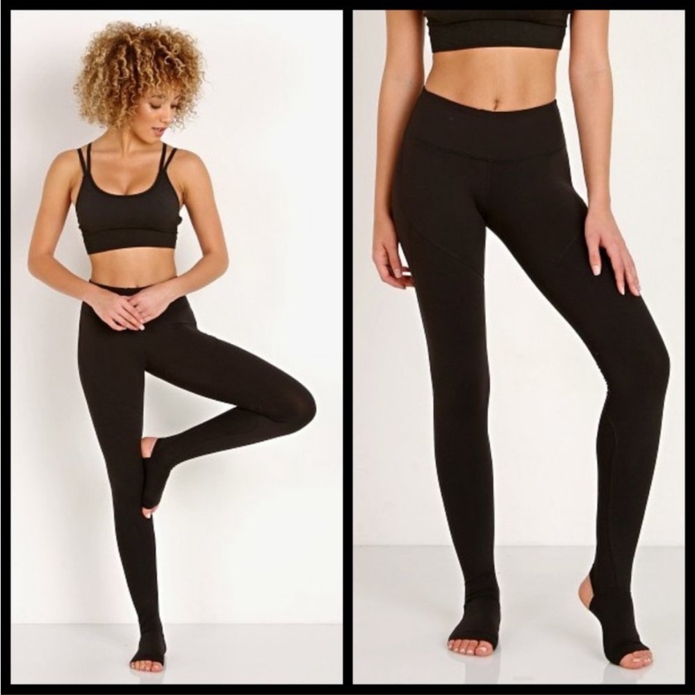 Splits59 Black High-Waisted Leggings